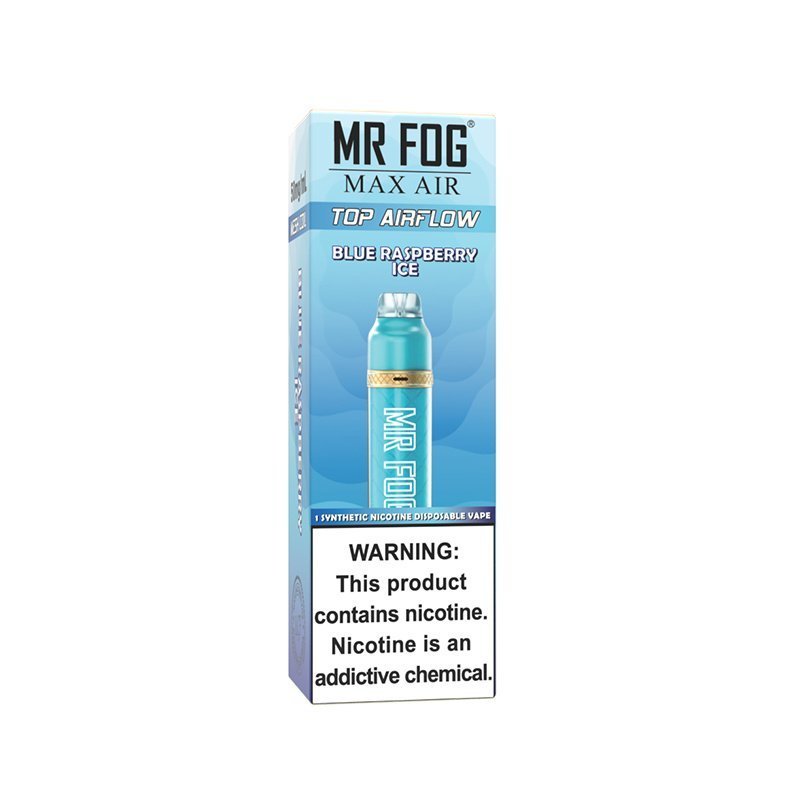 Mr Fog Max Air Blue Raspberry Ice – 3000 Puffs - Image 2