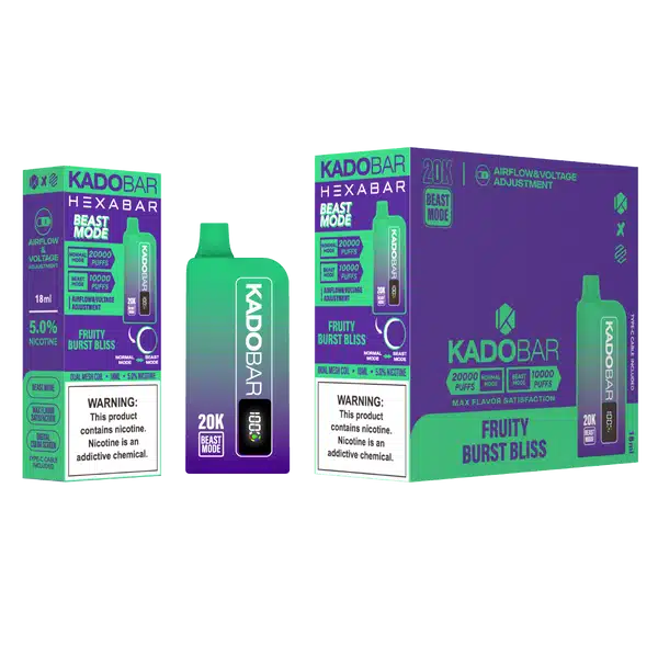 Fruity Burst Bliss Hexa X Kado Bar 20000 Puffs