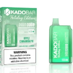 Apple Cinnamon Pie Kado Bar KB10000 Puffs Disposable Vape (Holiday Edition)