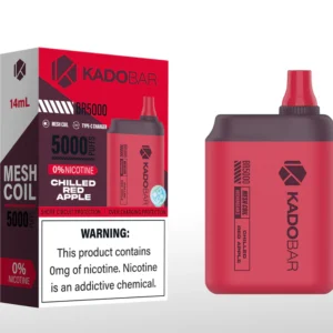Kado Bar Chilled Red Apple 0% Nicotine – 5000 Puffs