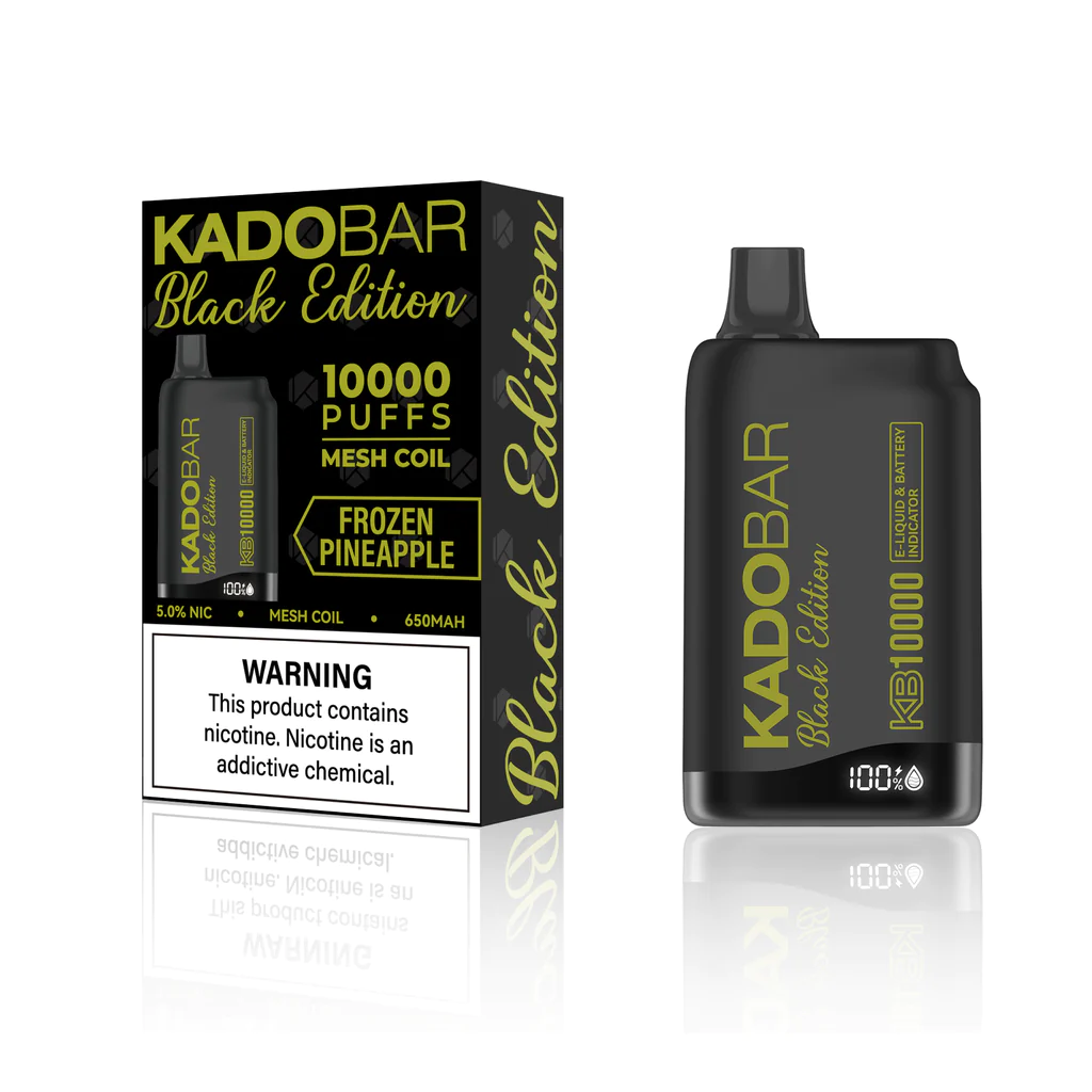 Frozen Pineapple Kado Bar Black Edition 10,000 Puffs