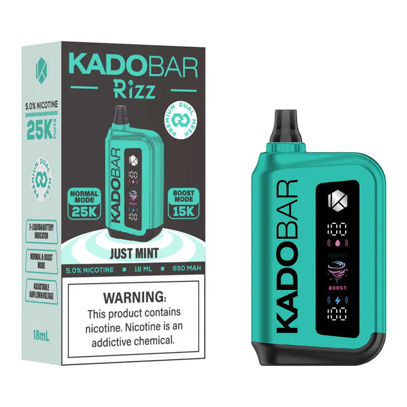Just Mint Kado Bar Rizz 25K Puffs Disposable Vape