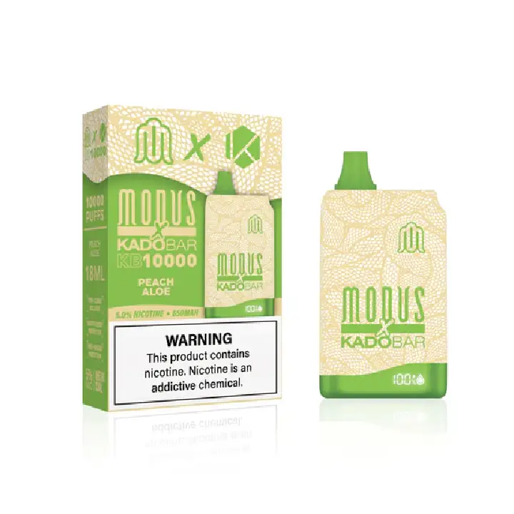 Peach Aloe Modus X Kado Bar KB10000 Puffs Disposable Vape
