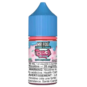 Mr Fog Blue Razz Steezy Peach Ice Salt E Liquid- 30 ML
