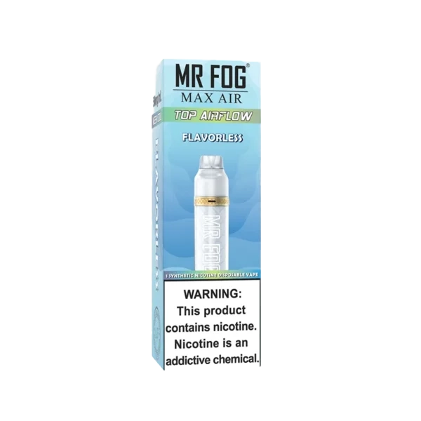 Mr Fog Max Air Flavorless – 3000 Puffs - Image 2