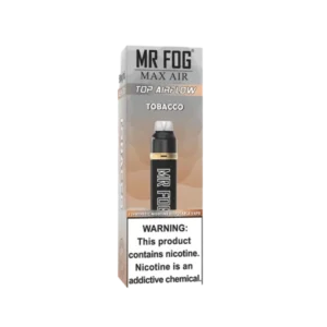 Tobacco Mr Fog Max Air 3000 Puffs Disposable