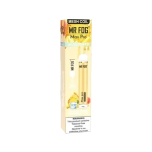 Orange Peach Pineapple On Ice Mr Fog Max Pro 2000 Puffs