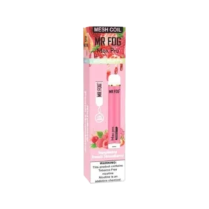 Raspberry Peach Strawberry Mr Fog Max Pro 2000 Puffs