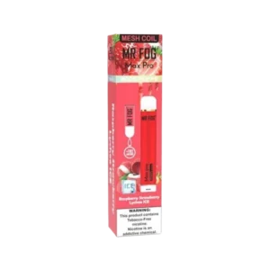 Raspberry Strawberry Iychee On Ice Mr Fog Max Pro 2000 Puffs