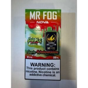 Apple Watermelon Mr Fog Nova 36000 Puffs Disposable Vape (Apple Steezy)