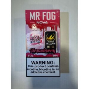 Strawberry Mr Fog Nova 36000 Puffs Disposable Vape (Magic Cotton)