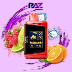 Orange Berry Lime Ice Raz Vape - DC25K