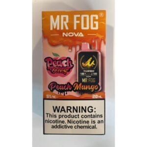 Peach Mango Mr Fog Nova 36000 Puffs Disposable Vape (Peach Steezy)