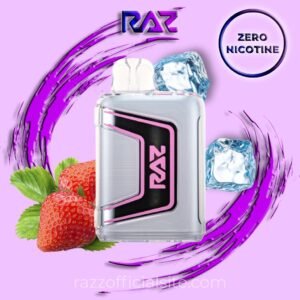 Raz Strawberry Ice Zero Nicotine - 9000 Puffs