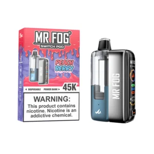 Peach Berry Mr Fog Switch 45000 Puffs Disposable Pods Kit