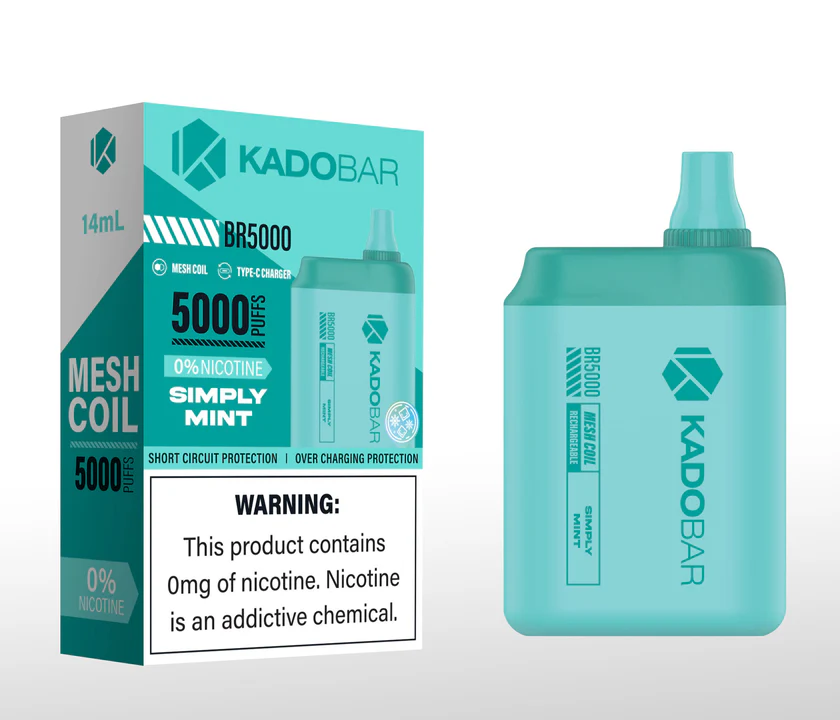 Kado Bar Simply Mint 0% Nicotine – 5000 Puffs