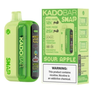 Sour Apple Kado Bar Snap 25k Disposable Kit
