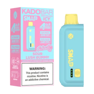 Sour Lush Gummy Kado Bar Snap Icy Disposable Pod - 25k Puffs