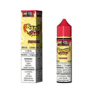 Strawberry Mr Fog E-Liquid Banana Steezy Series- 60ml