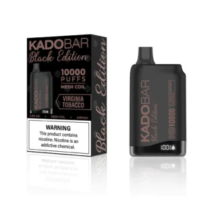 Virginia Tobacco Kado Bar Black Edition 10,000 Puffs