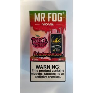 Watermelon Mr Fog Nova 36000 Puffs Disposable Vape (Peach Steezy)