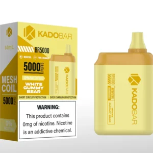 Kado Bar White Gummy Bear 0% Nicotine – 5000 Puffs