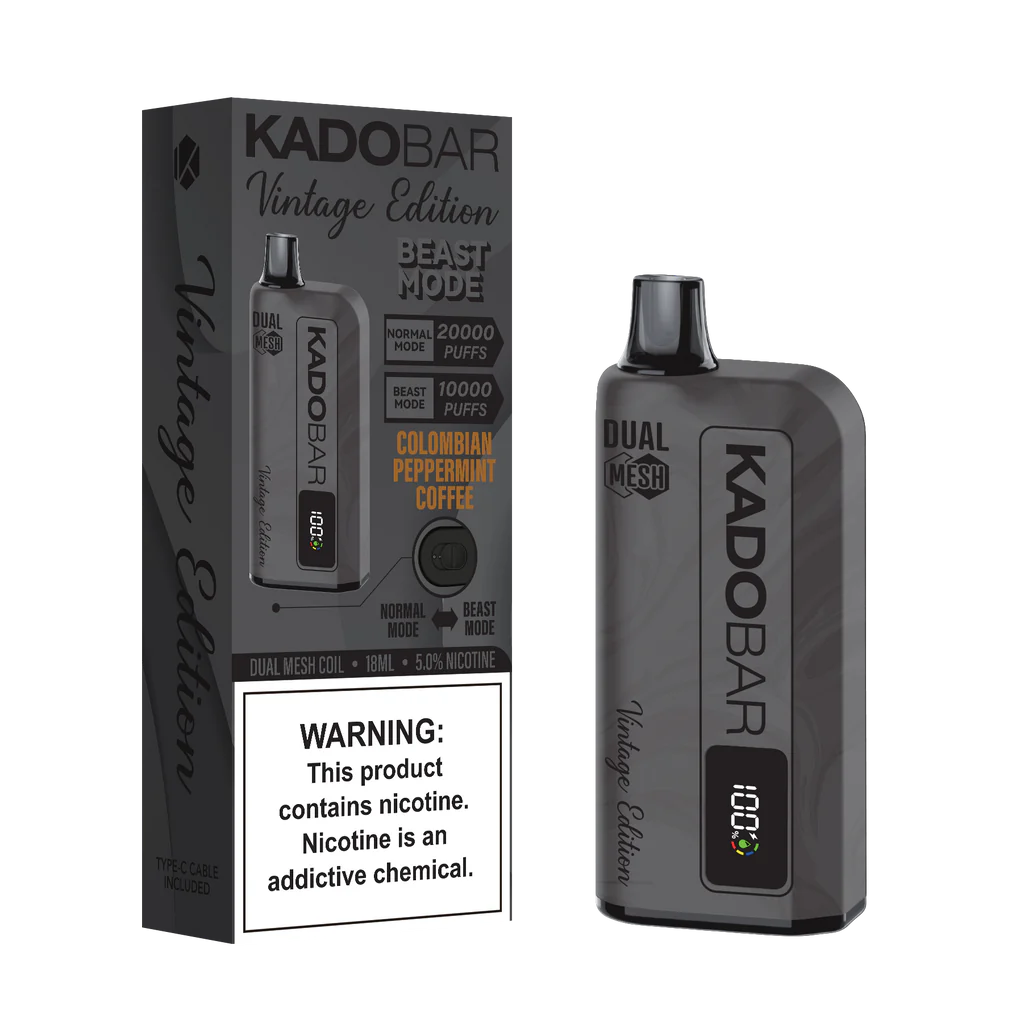 Colombian Peppermint Coffee - Kado Bar Vinatge Edition 10000 Puffs