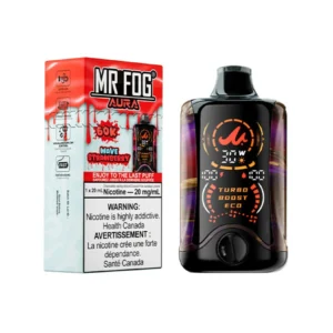 Wave Strawberry Mr Fog Aura 60K Puffs - Disposable Vape